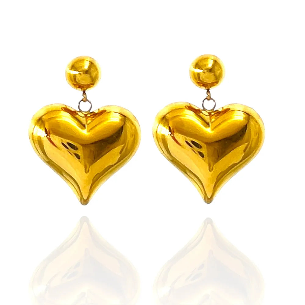 OAP-103-AA4286E Cuore Vuoto -Orecchini in Acciaio