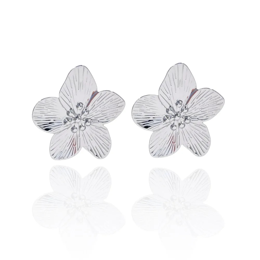 OAP-103-AA4293E Fiore-Orecchini in Acciaio