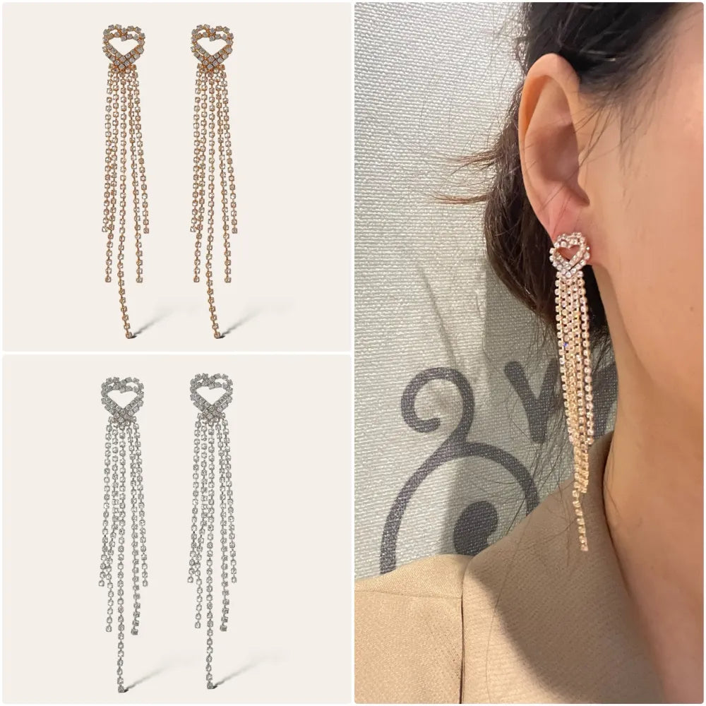 OMM-321-72 Napine con Strass-Orecchini Moda Vetro