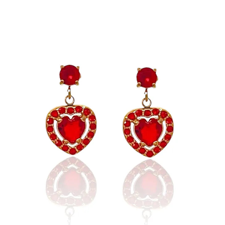 OAP-103-AA2710E Mix Cuore Cuore-12Paia Orecchini in Acciaio