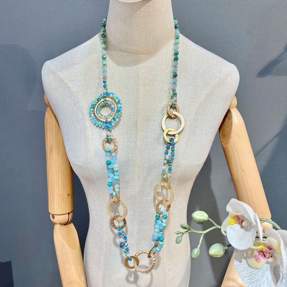 CML-732-220 Cerchio- Collana Lunga Moda