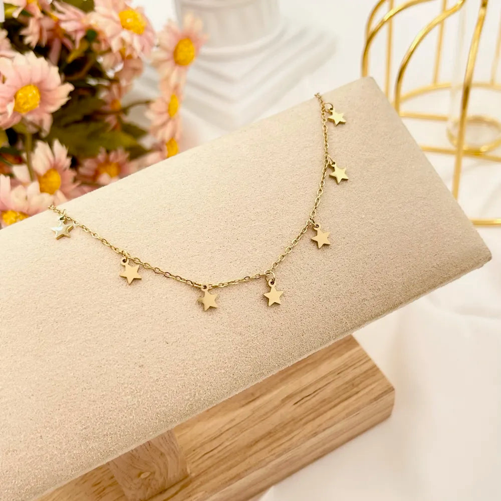 BAC-413-2846 Stella Stellina-Bracciale in Acciaio con Chiusura