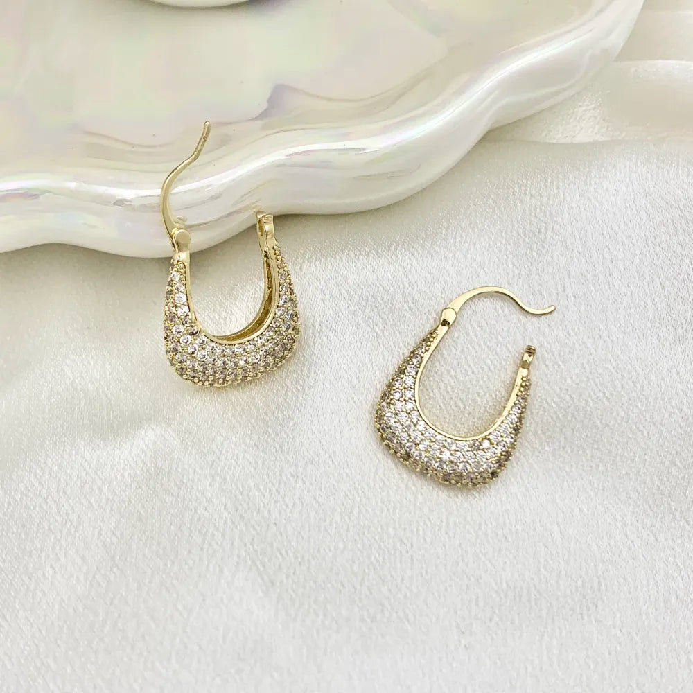 OMZ-520-L57 Lucchetto con Zirconia-Orecchini con Zirconia