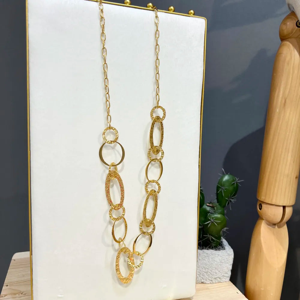 CAL-759-27 Catena-Collana Lunga  in Acciaio