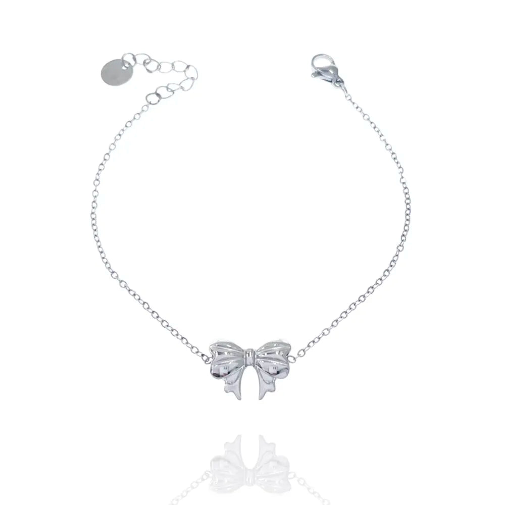 BAC-103-AA3895B Fiocco-Bracciale in Acciaio