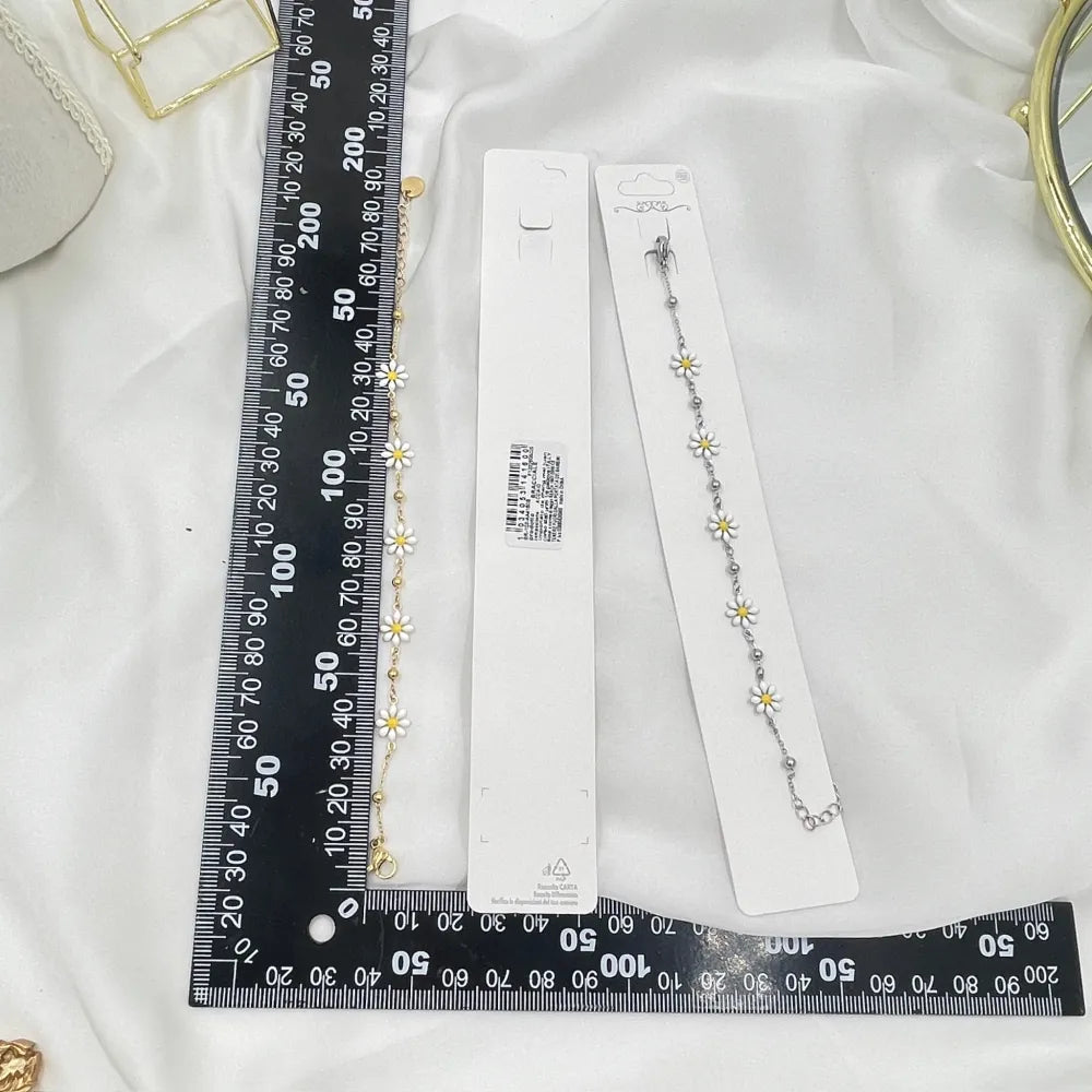 BAC-103-AA4106B Margherita Smaltata-Bracciale in Acciaio