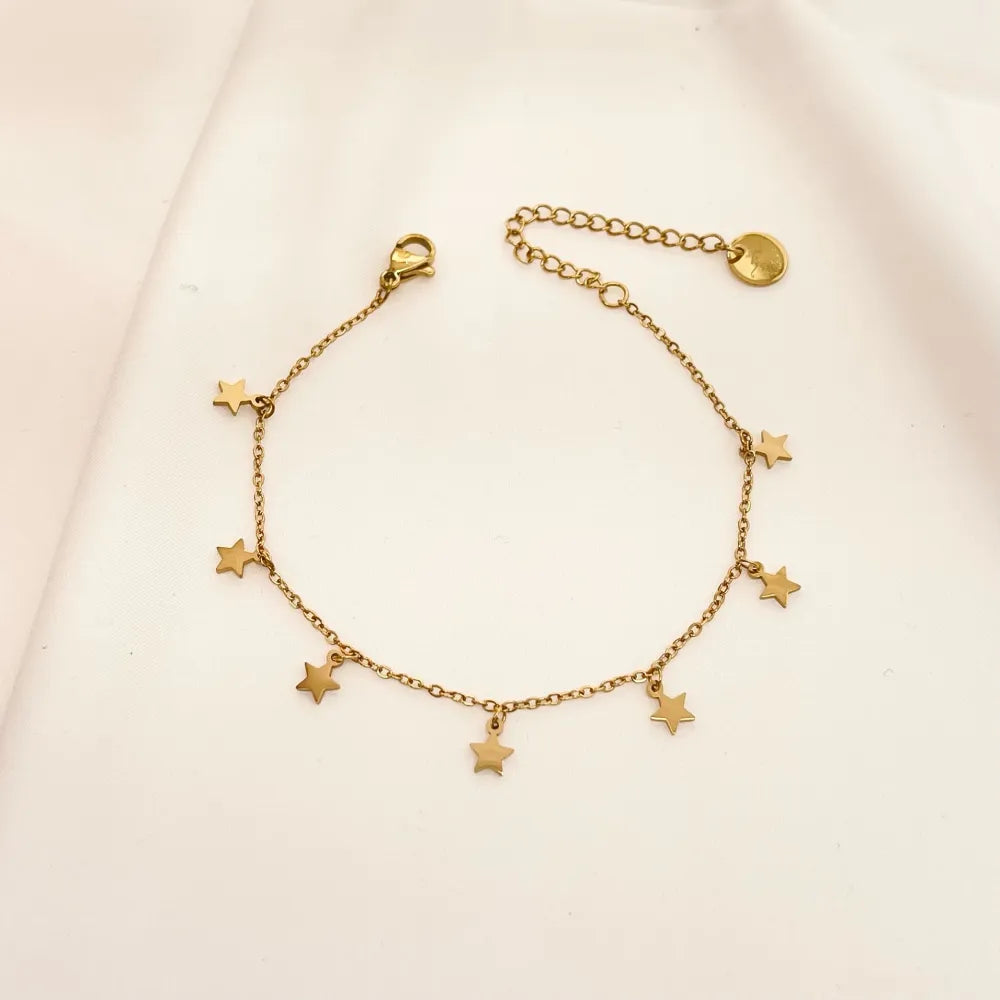 BAC-413-2846 Stella Stellina-Bracciale in Acciaio con Chiusura