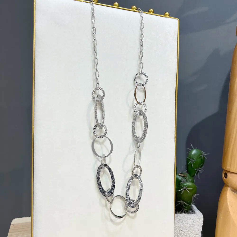 CAL-759-27 Catena-Collana Lunga  in Acciaio