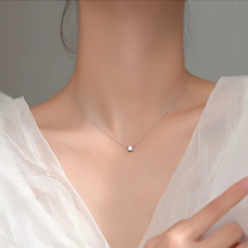 CAC-103-AA242N 7mm Punto Luce 7mm-Collana Corta in Acciaio