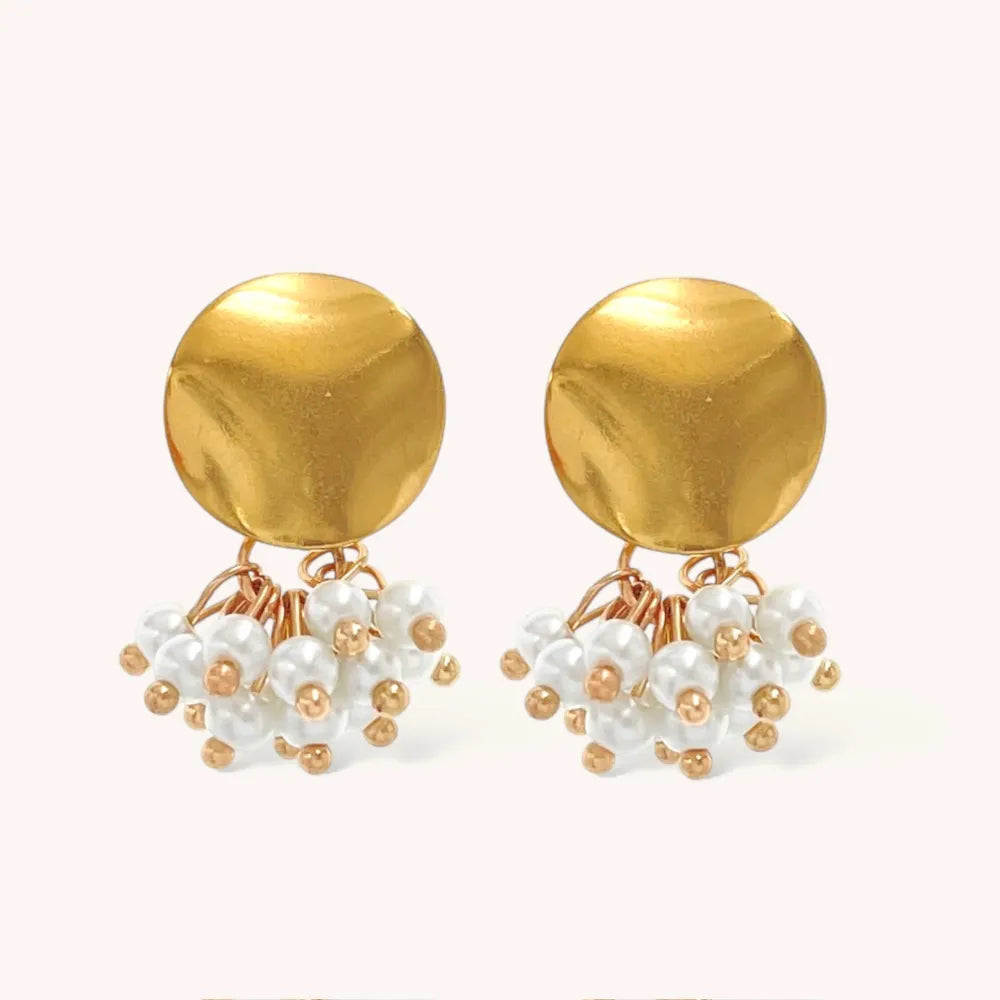 OMM-428-27 Tondo grappoli  -Orecchini Moda
