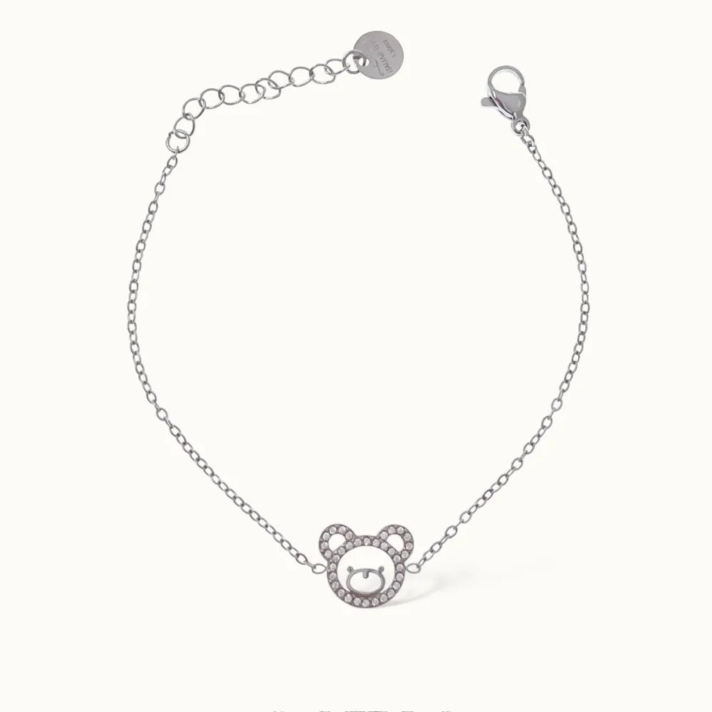 BAC-103-AA4361B Orsetto-Bracciale in Acciaio