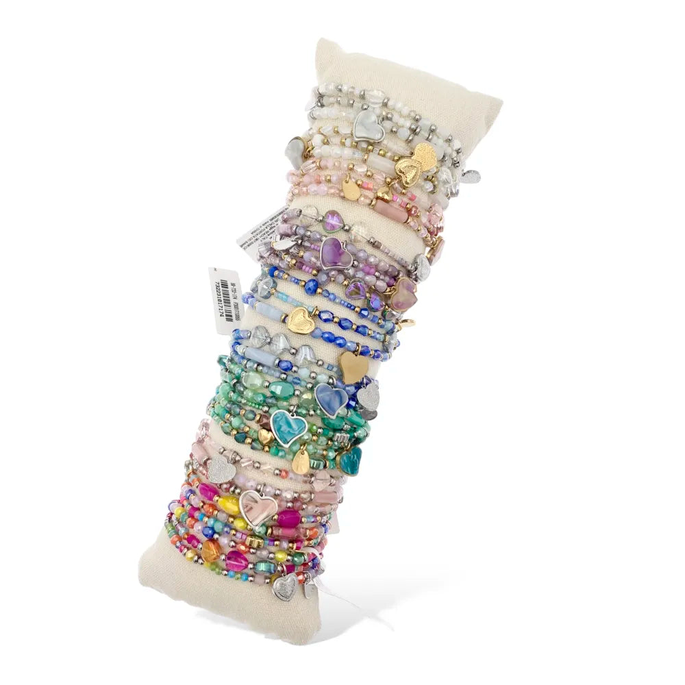 BPA-732-178 Set 3pz Bracciali Elastici in Acciaio