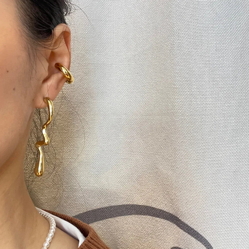 EAK-103-AA4715E S Cerchio Bombato Piccolo 5x20mm-Earcuff in Acciaio