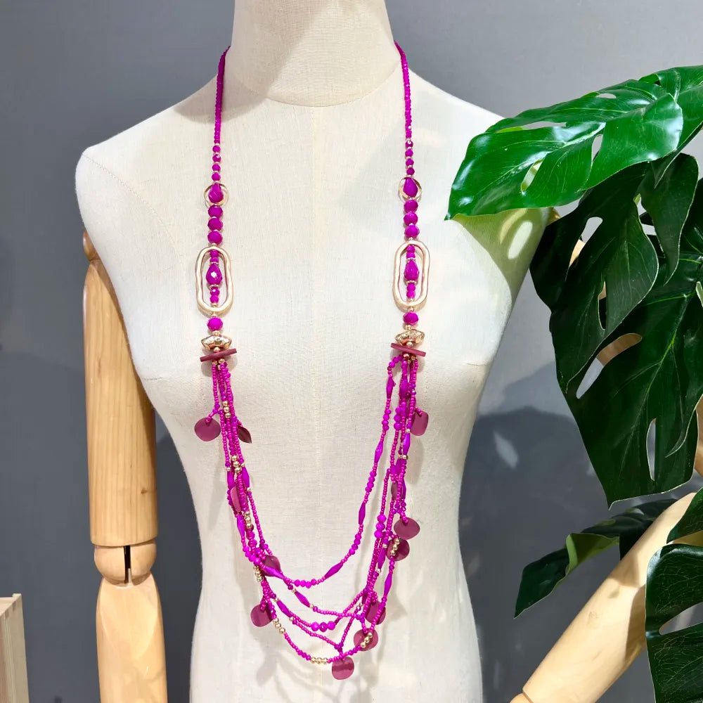 CML-732-151 Multifili-Collana Lunga Moda