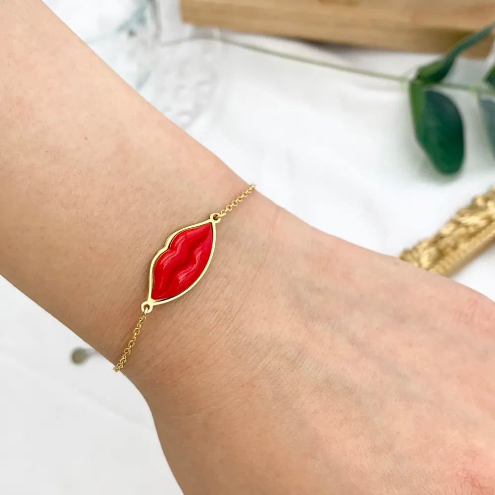 BAC-103-AA4058B Bocca-Bracciale in Acciaio con Chiusura