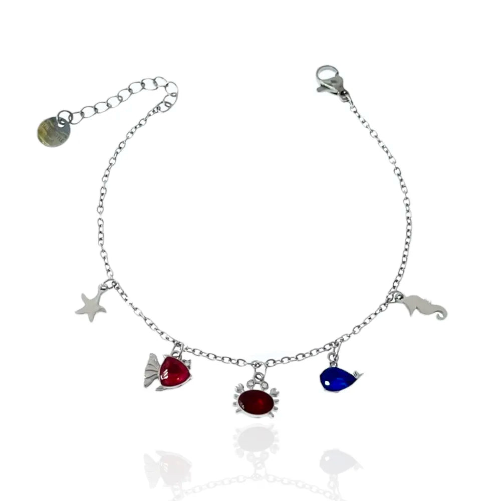 BAC-103-AA2747B Mare -Bracciale in Acciaio con Chiusura