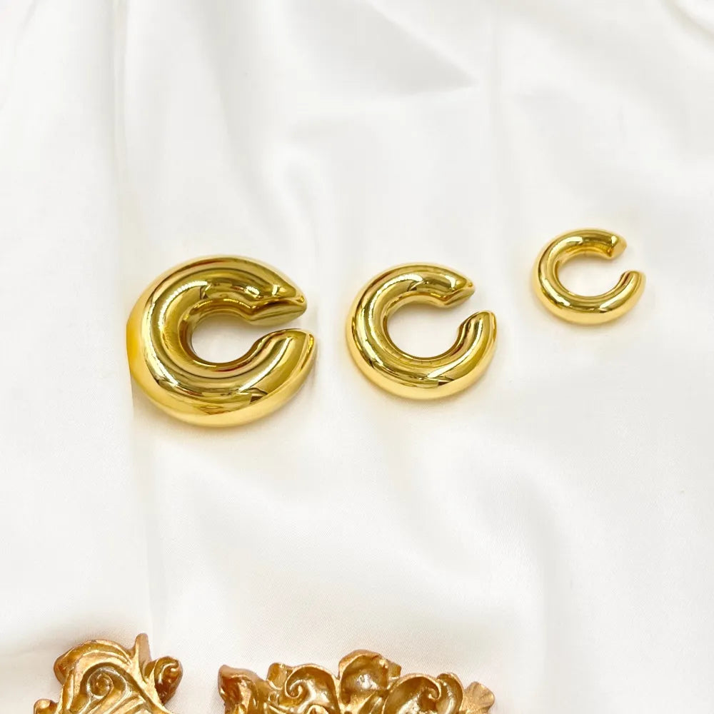 EAK-103-AA4715E S Cerchio Bombato Piccolo 5x20mm-Earcuff in Acciaio