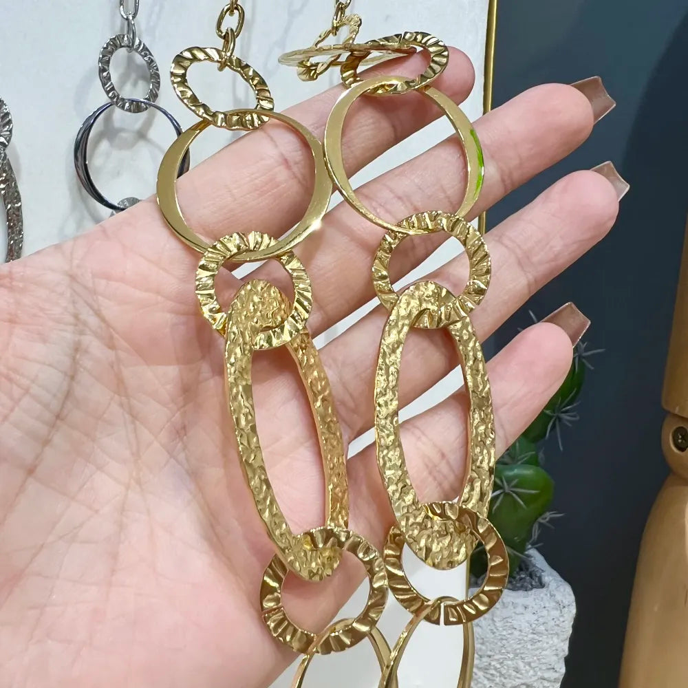 CAL-759-27 Catena-Collana Lunga  in Acciaio