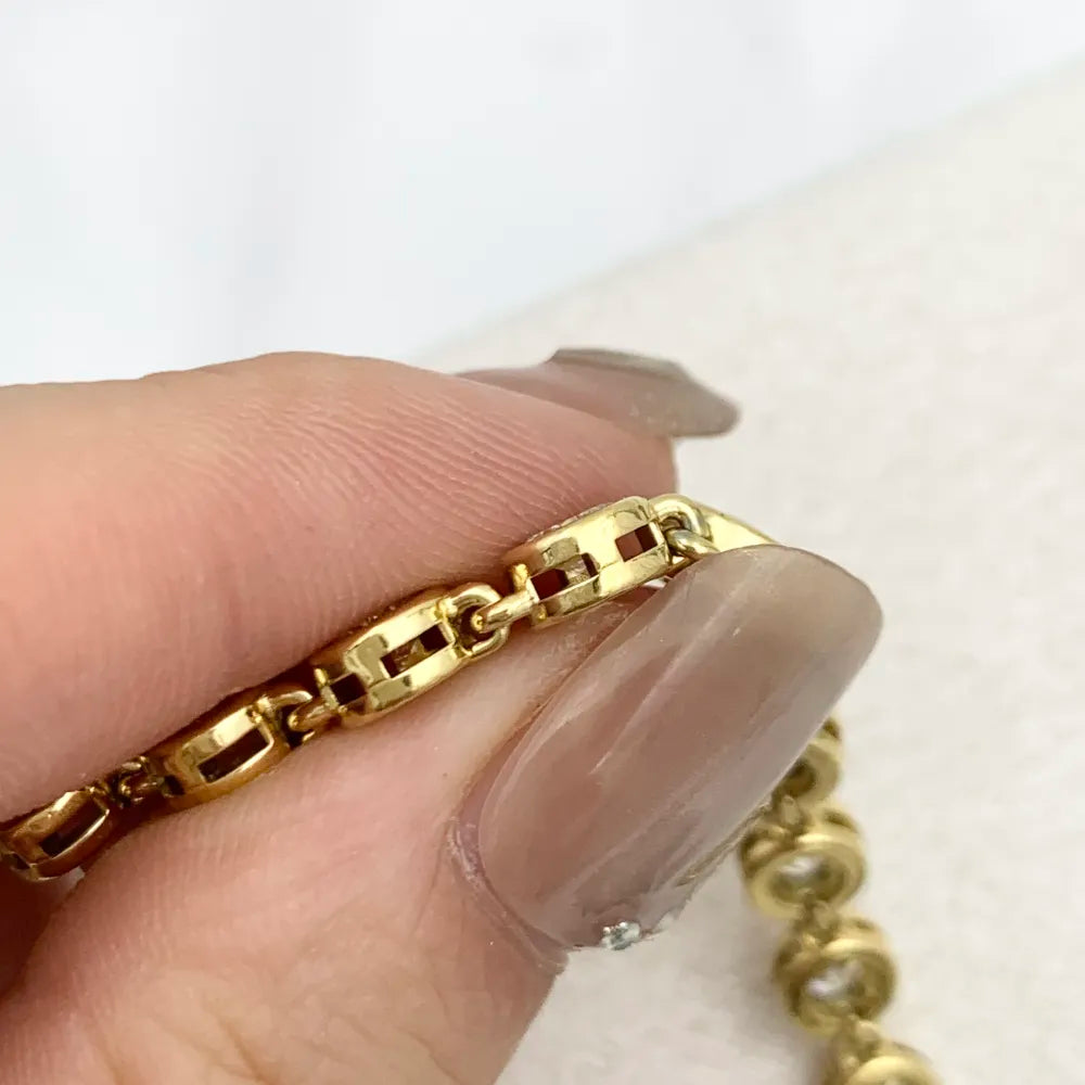 BAC-103-AA3403B Cipollina Cuore-Bracciale in Acciaio