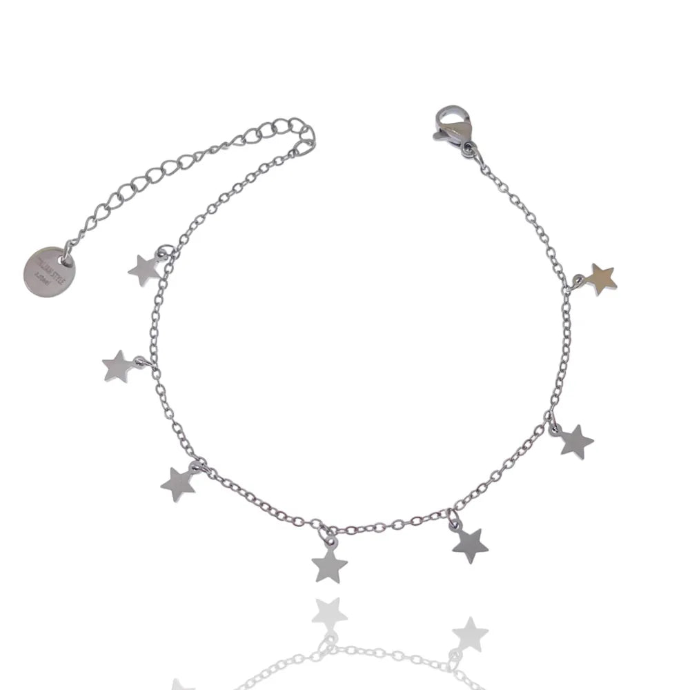 BAC-413-2846 Stella Stellina-Bracciale in Acciaio con Chiusura