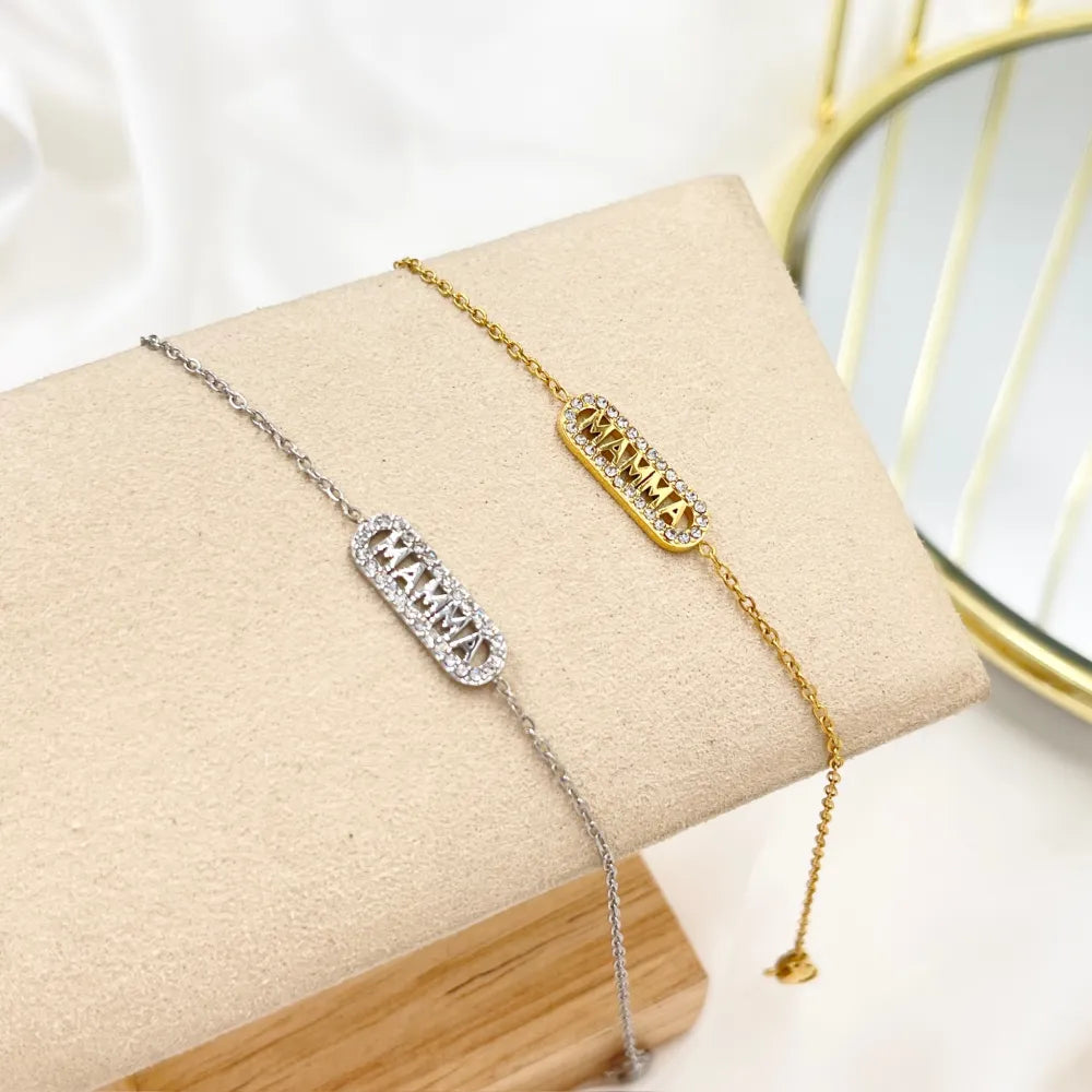 BAC-103-AA4369N Mamma-Bracciale in Acciaio
