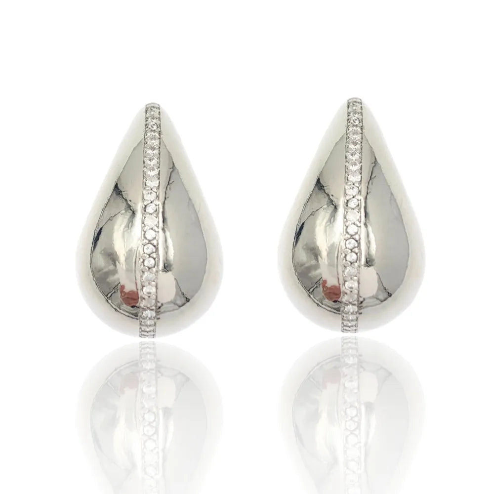 OMZ-520-L53 Goccia Grande-Orecchini con Zirconia