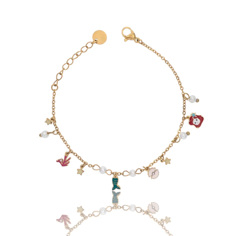 BAC-103-AA2795B Sirena-Bracciale in Acciaio
