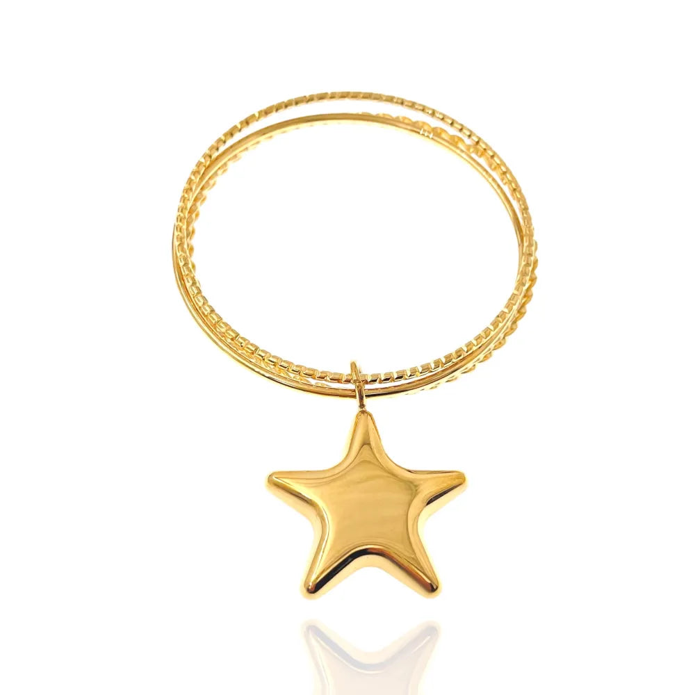 BAR-103-AA3367B Stella-Bracciali Multifili Rigidi in Acciaio