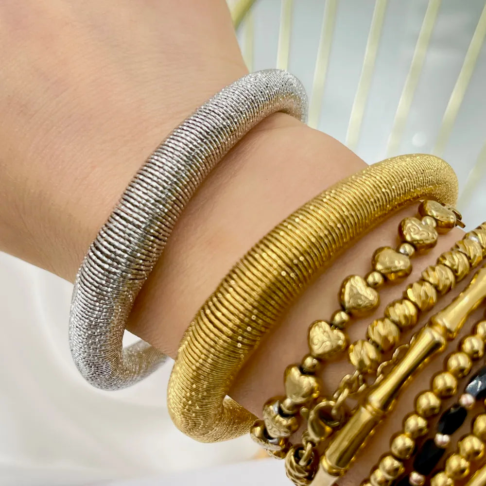 BAR-413-4275B Molla-Bracciale Rigido in Acciaio