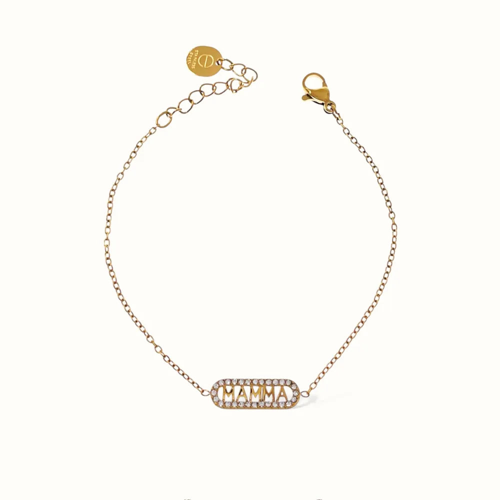 BAC-103-AA4369N Mamma-Bracciale in Acciaio
