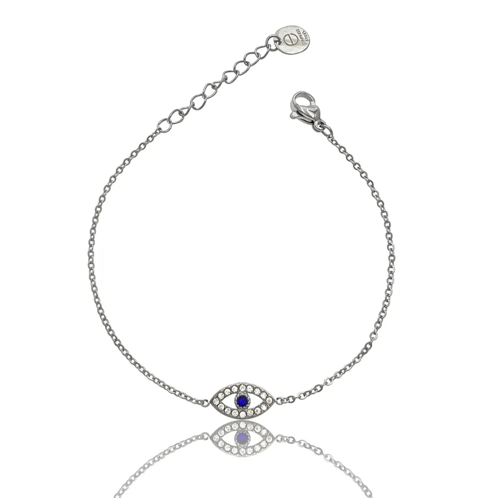 BAC-103-AA4554B Occhio -Bracciale in Acciaio