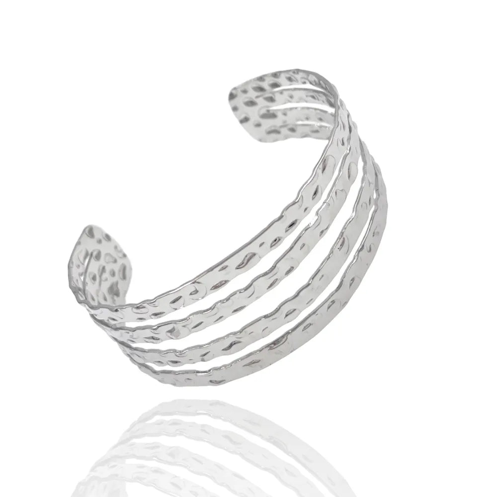 BAR-413-6704 Multifilo -Bracciale Rigido in Acciaio