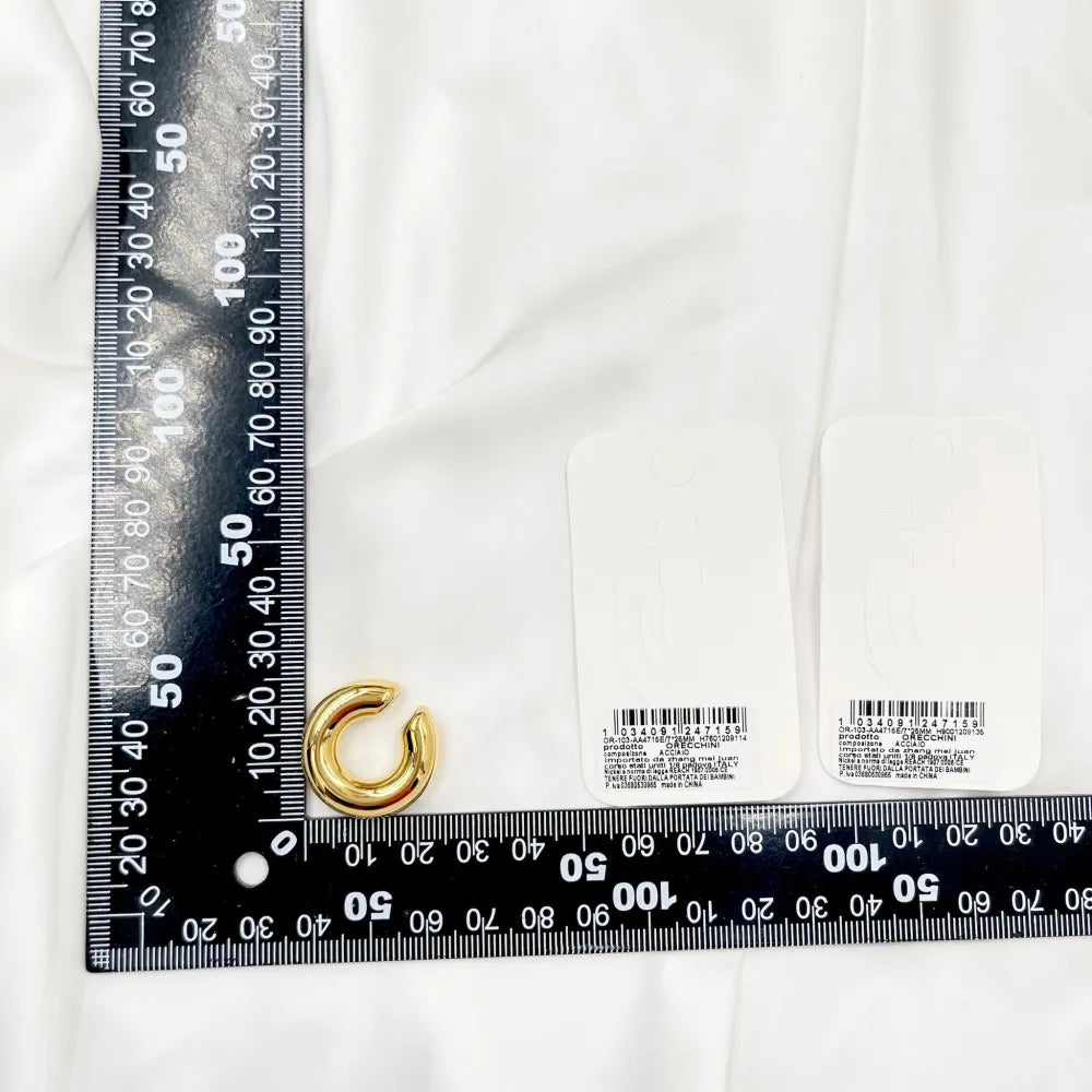 EAK-103-AA4715E M Cerchio Bombato Medio 7x25mm-Earcuff in Acciaio
