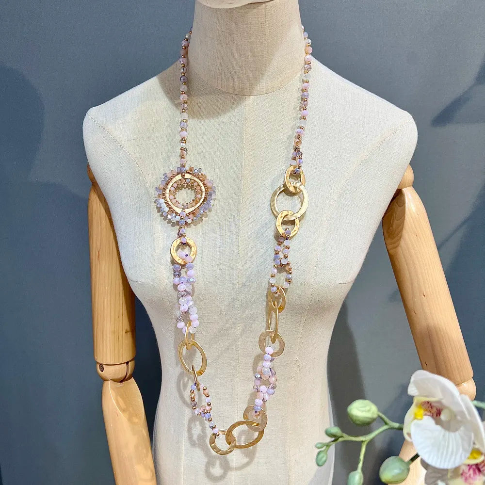 CML-732-220 Cerchio- Collana Lunga Moda