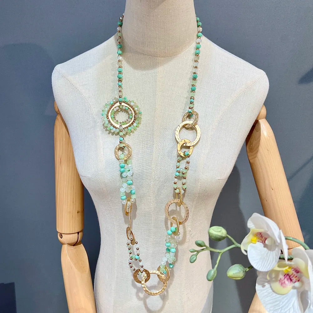 CML-732-220 Cerchio- Collana Lunga Moda