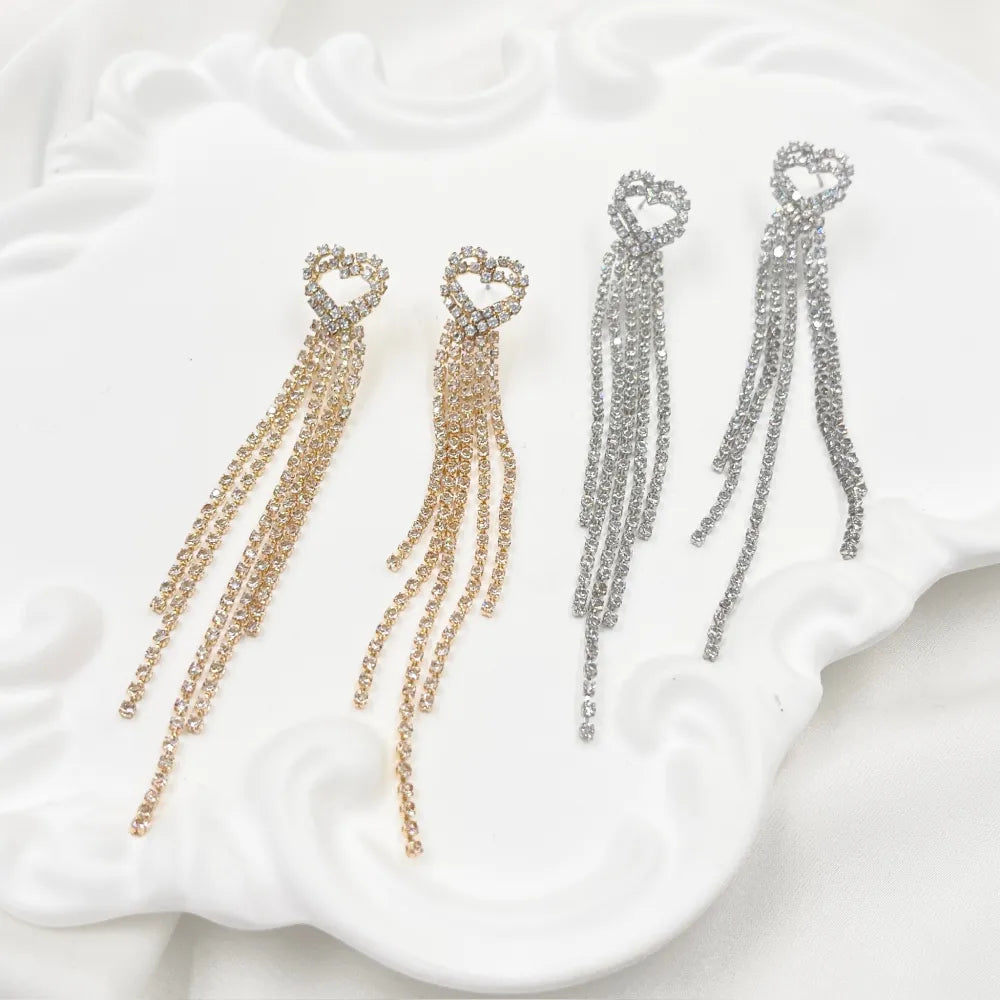 OMM-321-72 Napine con Strass-Orecchini Moda Vetro
