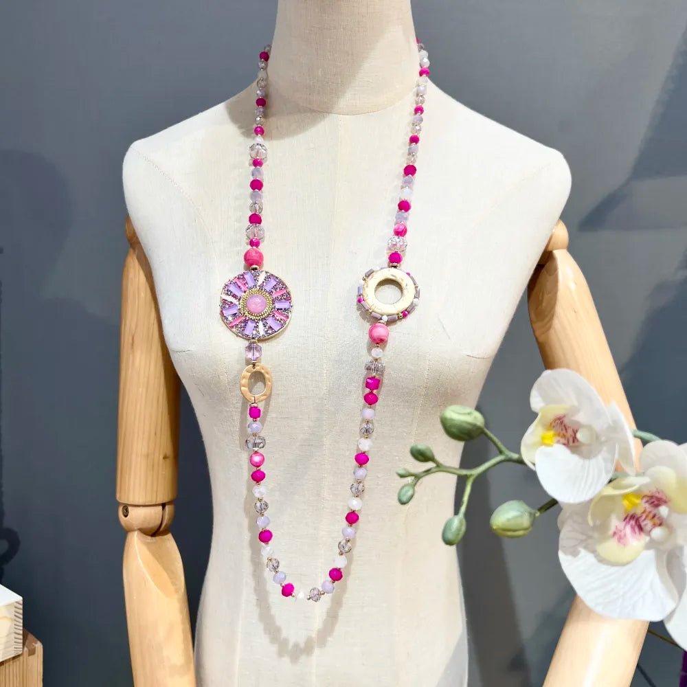 CML-732-215 Cerchio- Collana Lunga Moda