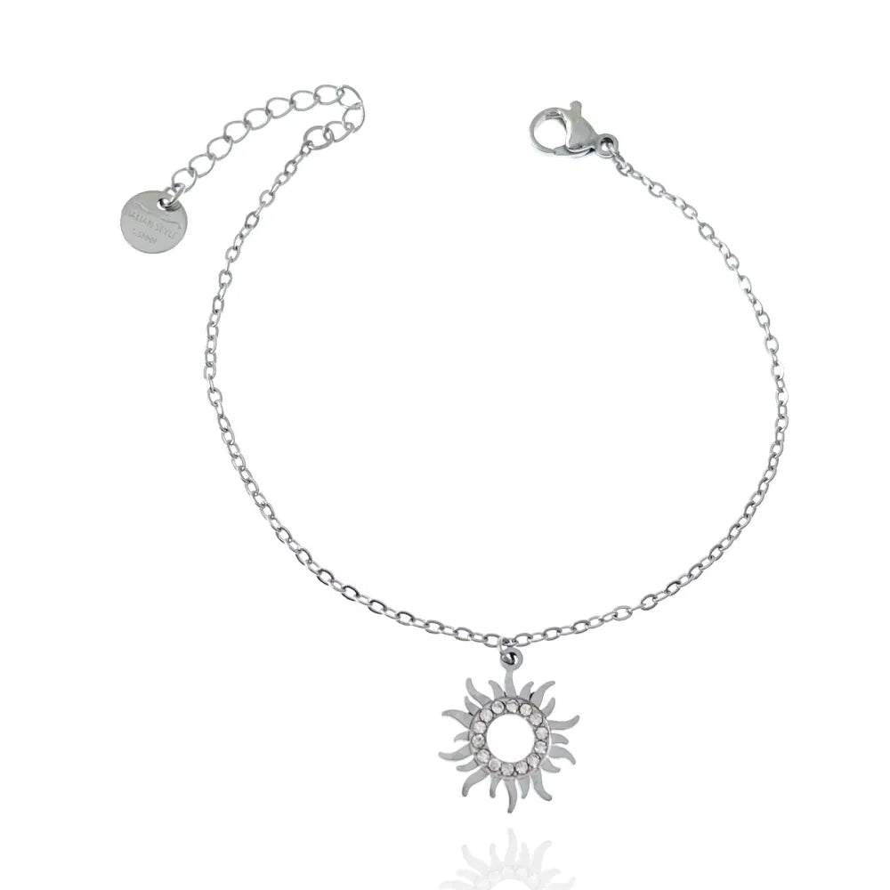 BAC-103-AA3483B Sole-Bracciale in Acciaio con Chiusura