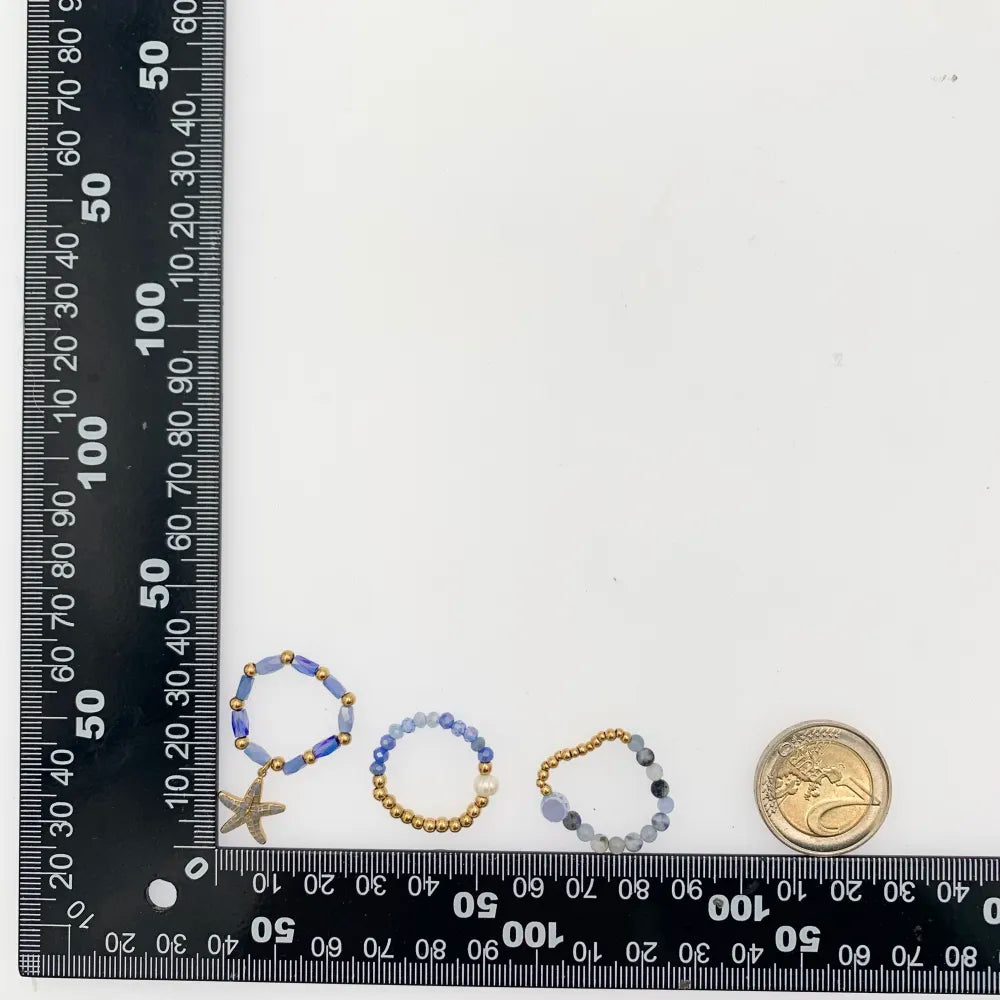 APA-732-175 Stella Marina-12 Set Anelli Elastici in Acciaio
