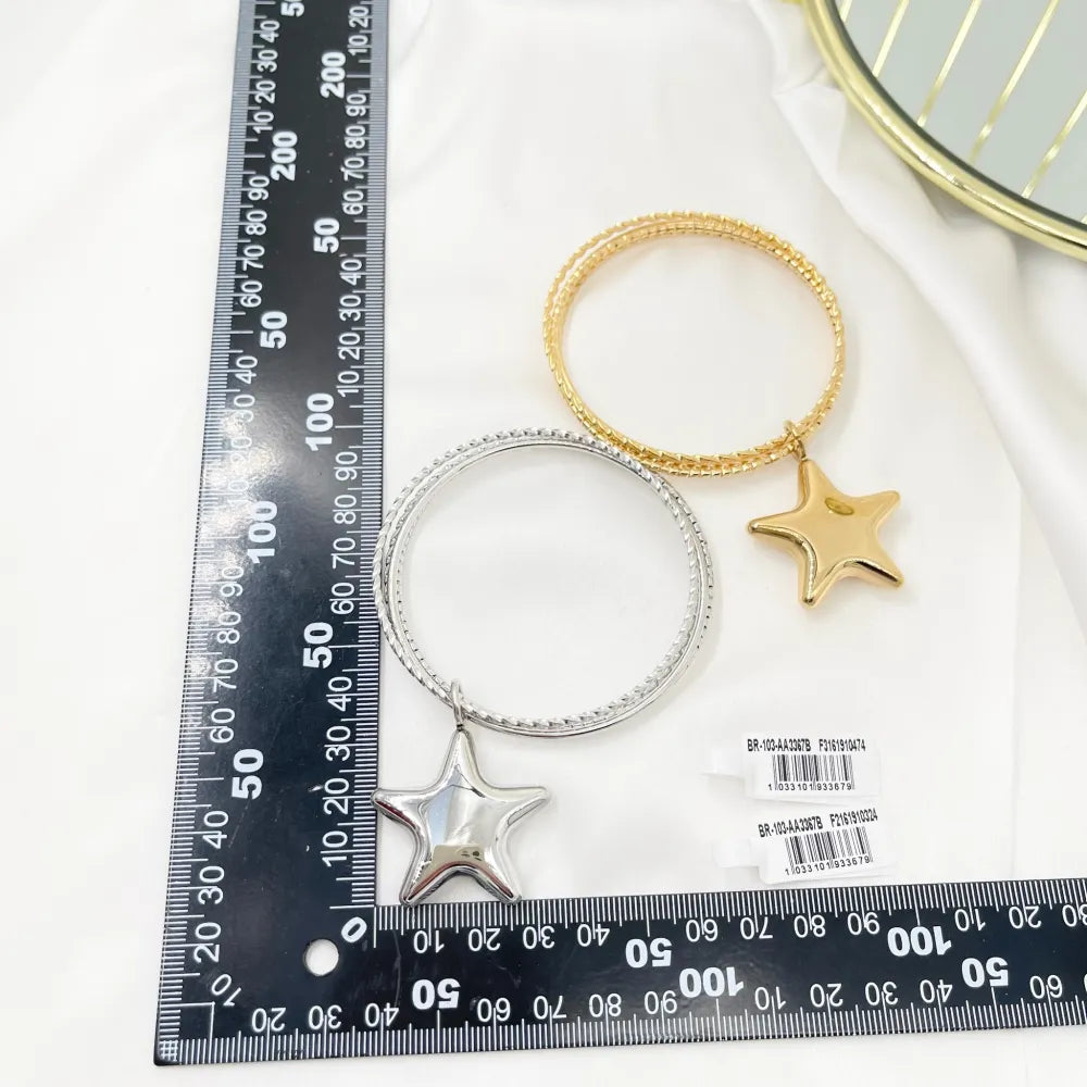 BAR-103-AA3367B Stella-Bracciali Multifili Rigidi in Acciaio