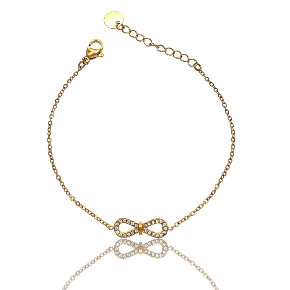 BAC-103-AA4300B Fiocco-Bracciale in Acciaio