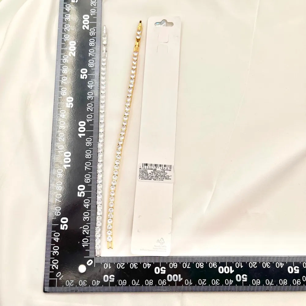 BMZ-103-AA2648B 4mm Tennis 4mm-Bracciale con Cubic Zirconia
