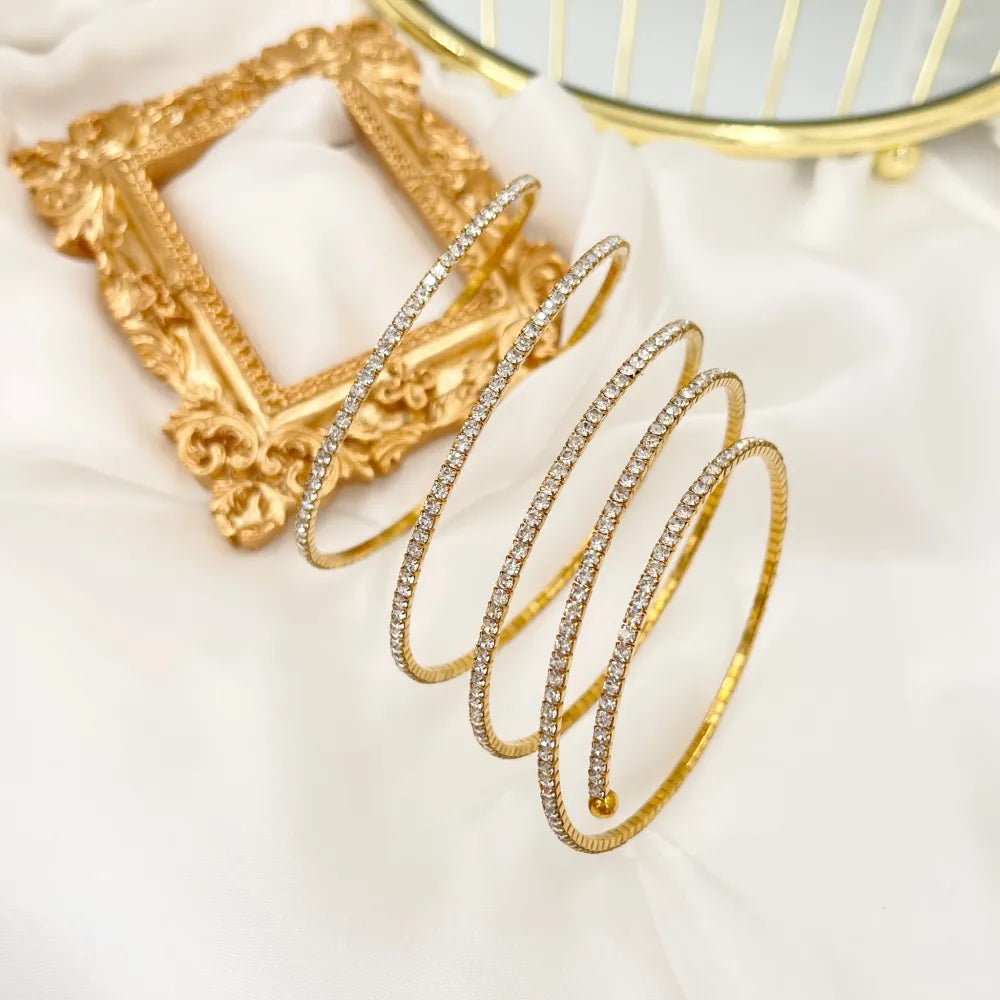 BAR-103-AA3372B Tennis-Bracciale Rigido in Acciaio