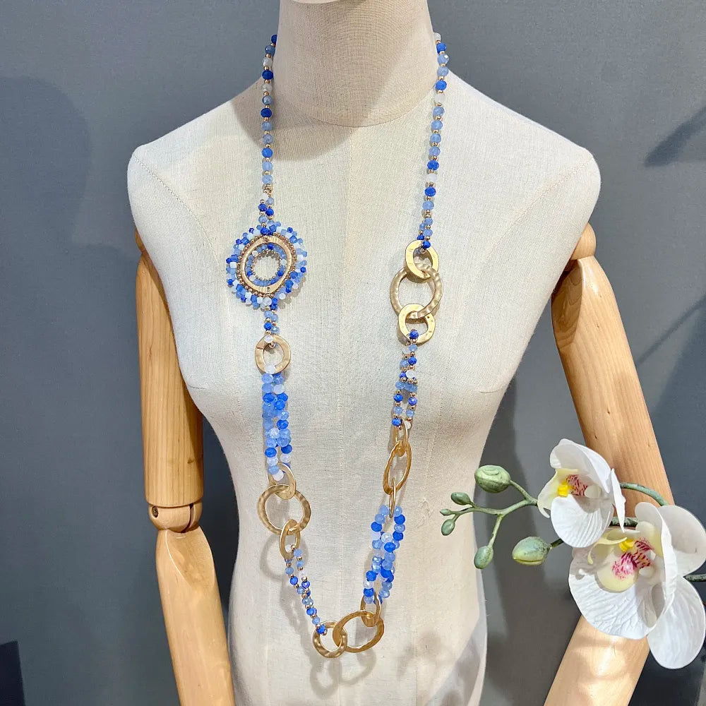 CML-732-220 Cerchio- Collana Lunga Moda