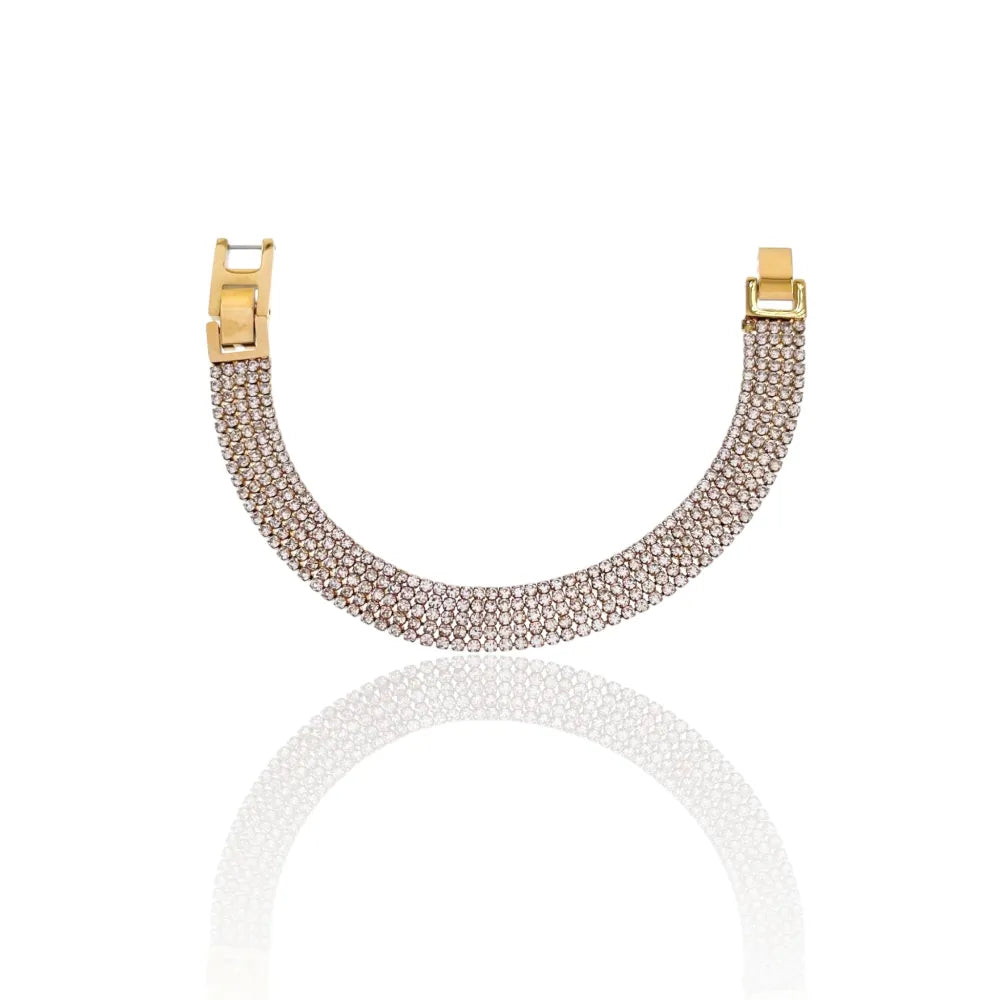BMZ-103-AA2660B 2mm Cinque Fili Tennis 2mm Cinque Fili-Bracciale con Cubic Zirconia