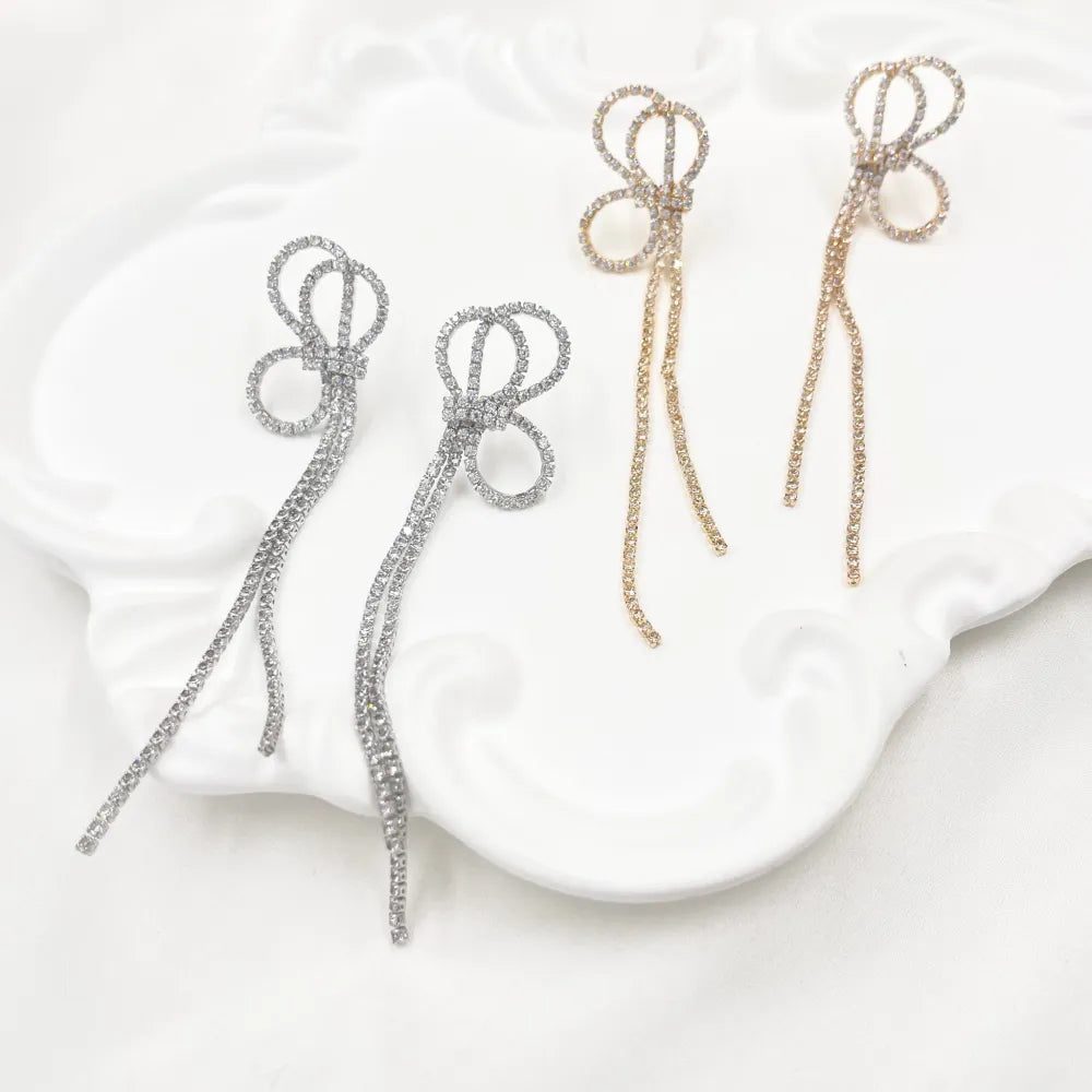 OMM-321-84 Napine con Strass-Orecchini Moda Vetro