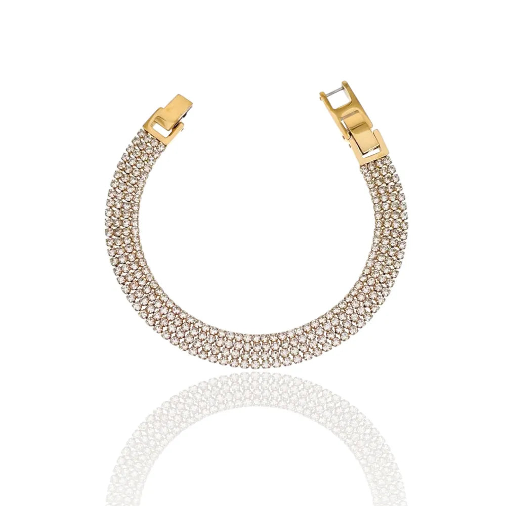 BMZ-103-AA2660B 2mm Quattro Fili Tennis 2mm Quattro Fili -Bracciale con Cubic Zirconia