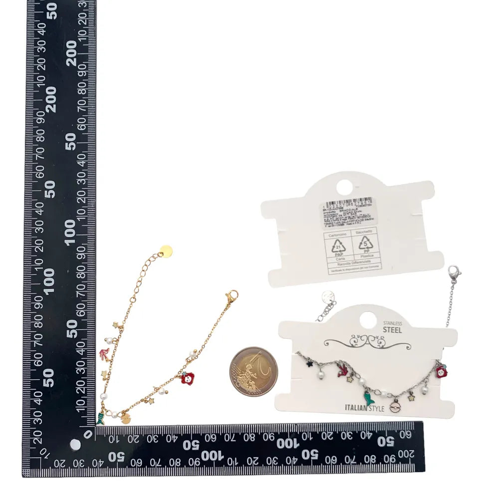 BAC-103-AA2795B Sirena-Bracciale in Acciaio
