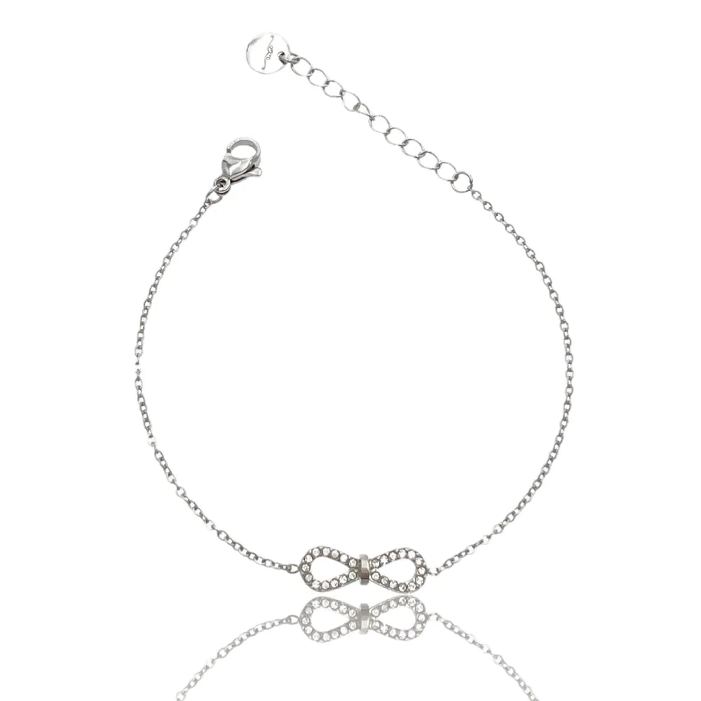 BAC-103-AA4300B Fiocco-Bracciale in Acciaio