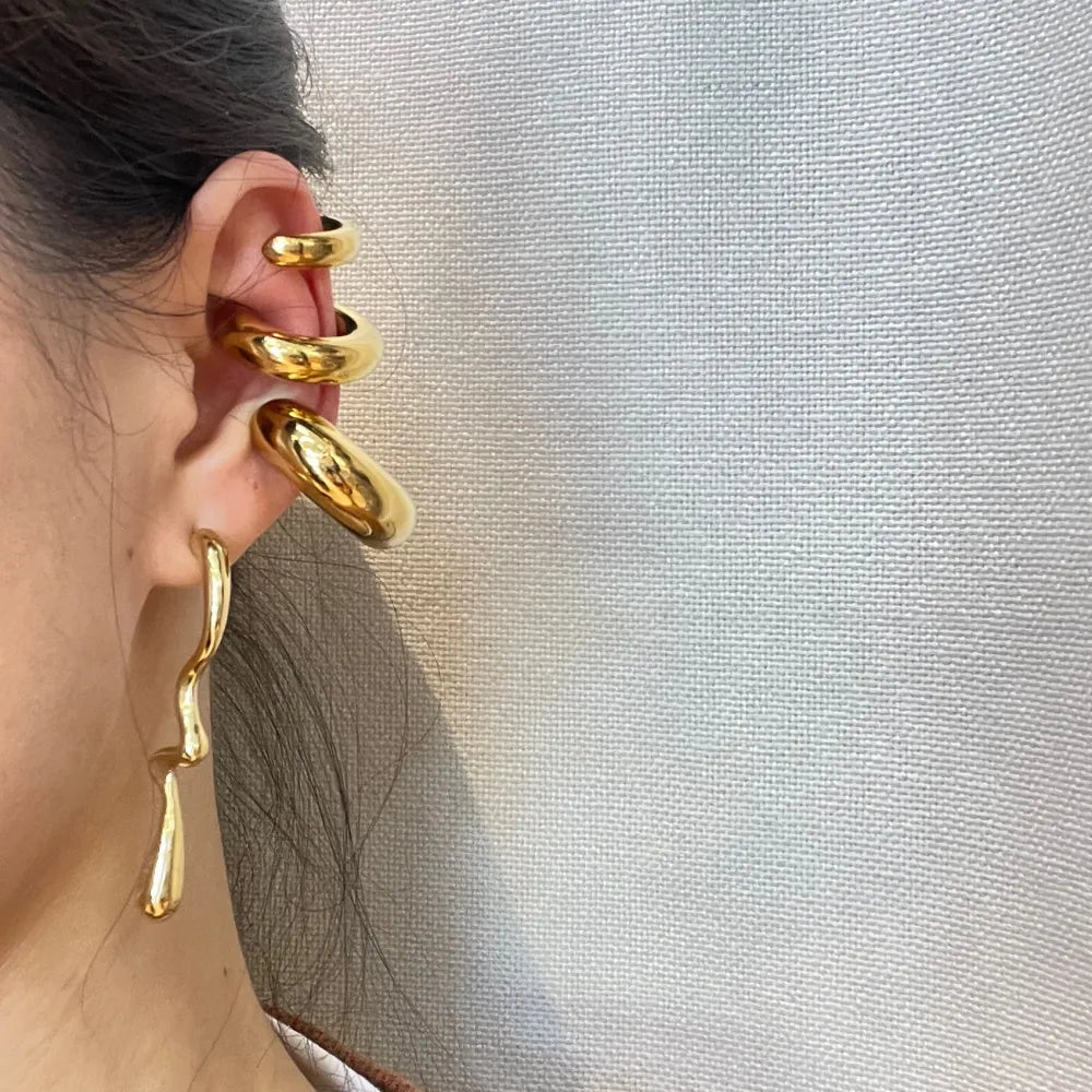 EAK-103-AA4715E S Cerchio Bombato Piccolo 5x20mm-Earcuff in Acciaio
